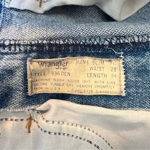 Vintage Wrangler Slim Jeans - Picture 14 of 16